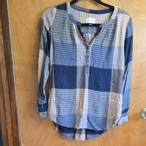 Universal Thread Plaid Top S